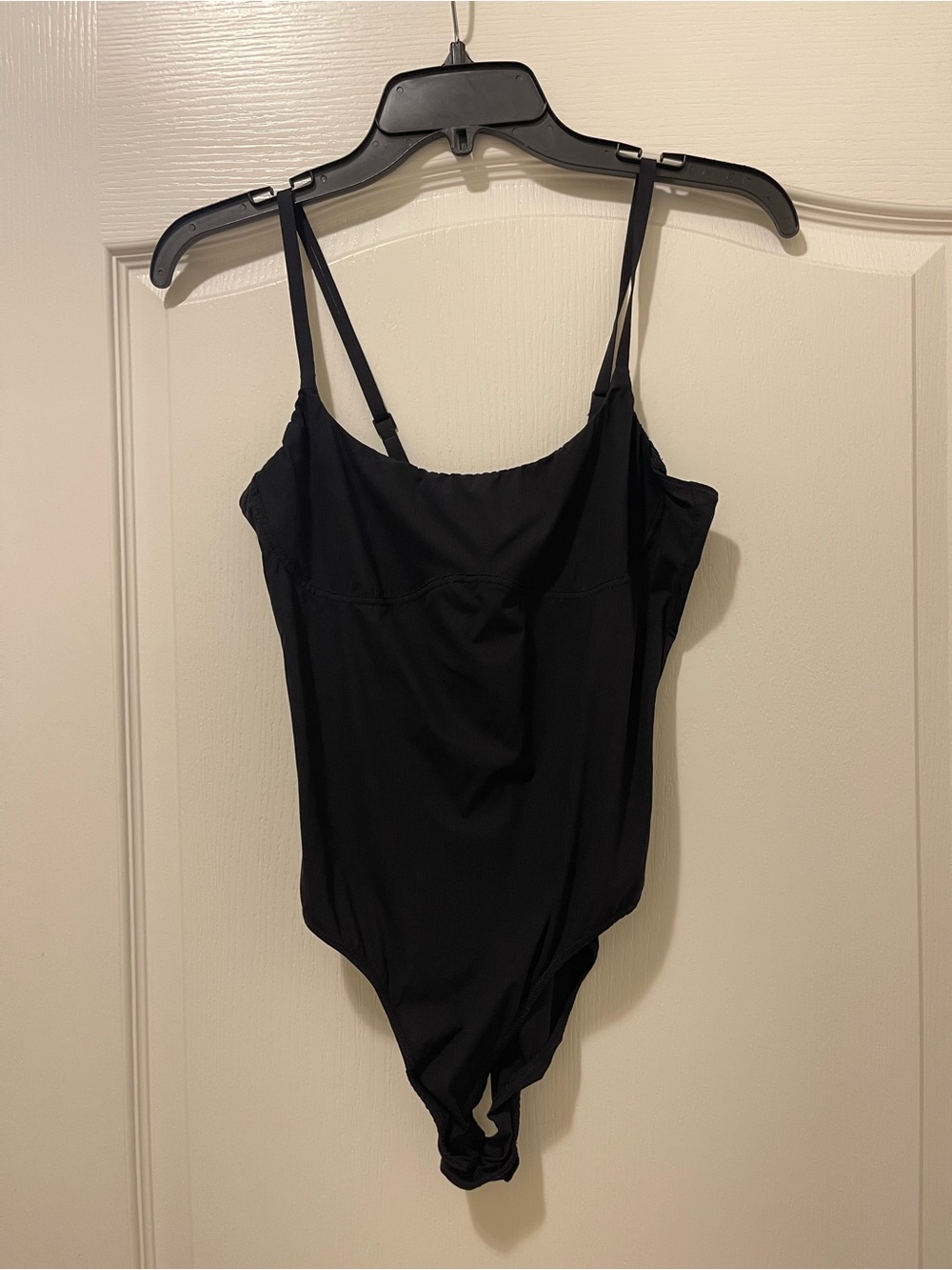 Free People Black Try Me On Bodysuit with Adjustable Straps